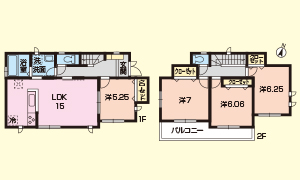 3-M号棟間取