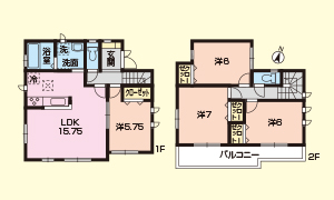3-R号棟間取